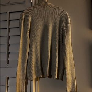 Chic Beige Women's Crew Neck Sweater